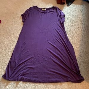 Never worn purple t-shirt dress